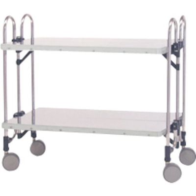 トクヤマ ステンレス 重量用折りたたみ式ワゴン FESTA-2FF 1台 176-9471（直送品）