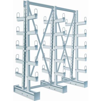 日本ファイリング NF 長尺物保管棚 バーラック複式1連 間口1054×奥行1530×高さ2308mm BR-260-1R 1セット(1台)（直送品）
