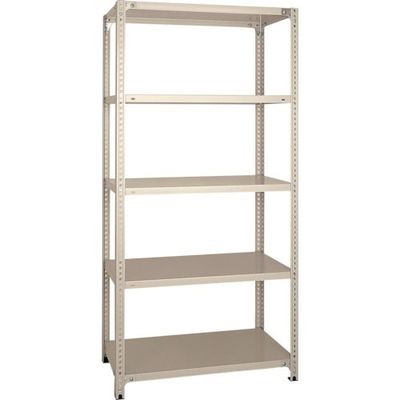 三進金属工業 SANSHIN 軽量セミボルトレスラック 120kgタイプ 4段 875×300×H1500 K5330-4 1台（直送品）