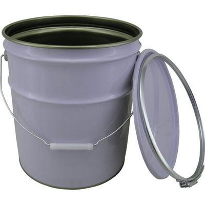 ジャパンペール JP テーパー ハンドタイプペール缶 BTー18白(アリ) 18L 86560-10 1缶 100-9395（直送品）