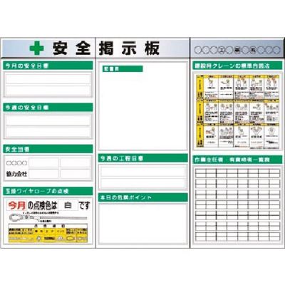 つくし工房 つくし スチール製フラット掲示板3点タイプセット 大タイトル=Aタイプ KG-622A 1組(1個) 183-6961（直送品）