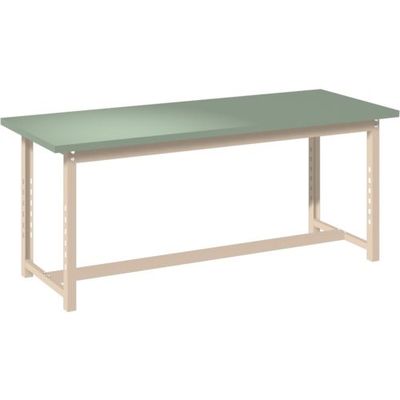 SANSHIN 作業台 ハーディワークデスク 350kgタイプ ハーディグリーン 1800×900×H900 HWD35699SHG-SG（直送品）
