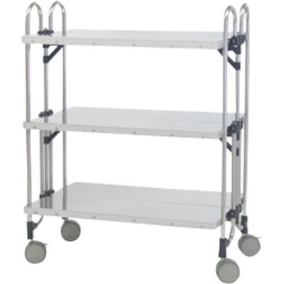 トクヤマ ステンレス 重量用折りたたみ式ワゴン FESTA-3FF 1台 176-9012（直送品）