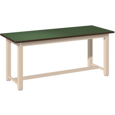 SANSHIN 作業台 ハーディワークデスク 1200kgタイプ グリーン 1800×750×H740 HWD120677LGR-SG 1台（直送品）