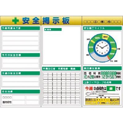 つくし工房 つくし スチール製フラット掲示板3点タイプセット 大タイトル=Bタイプ KG-621AB 1組(1個) 183-7006（直送品）