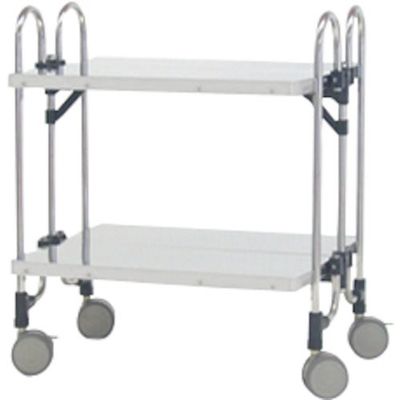 トクヤマ ステンレス 重量用折りたたみ式ワゴン FESTM-2FF 1台 176-8965（直送品）