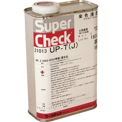 マークテック MARKTEC スーパーチェック 浸透液 UPーT(J) 1L缶 C002-0021013 1缶 153-3441（直送品）