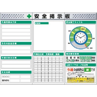 つくし工房 つくし スチール製フラット掲示板3点タイプセット 大タイトル=Cタイプ KG-621AC 1組(1個) 185-4235（直送品）