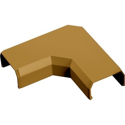 バッファロー 壁用フラットモール 曲がり 幅22mm用 ブラウン BC-MW1MF22BR 1個 453-8147（直送品）