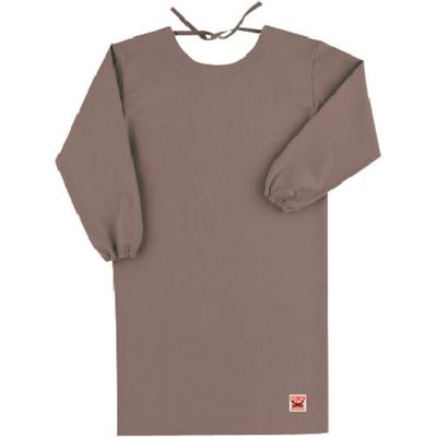 アリオカ Max Dyna 防炎エプロン(割烹着型・ロングタイプ) MD200L-XXL-GR 1着 435-8115（直送品）