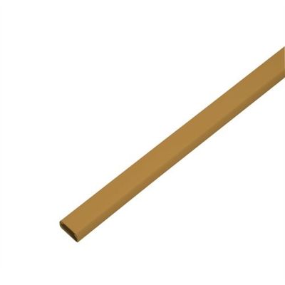 バッファロー 壁用フラットモール ストレート両面テープ付1m 幅22mm ブラウン BC-MW1SF22BRP 1個 453-1239（直送品）