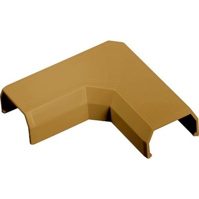 バッファロー 壁用フラットモール 曲がり 幅17mm用 ブラウン BC-MW1MF17BR 1個 453-9560（直送品）