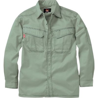 アリオカ Max Dyna 防炎長袖シャツ MD2020-6L-AG 1着 419-5854（直送品）