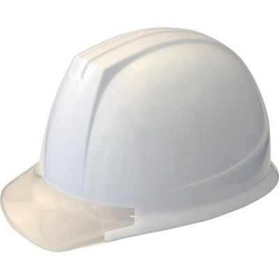 タニザワ エアライト搭載ヘルメット(PC製・透明ひさし型) ST#141ーJZV(EPA) 帽体色 ホワイト 141JZVV1W3 1個（直送品）