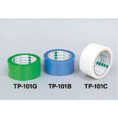 つくし工房 つくし 養生テープ 半透明タイプ 50mm幅×25m TP-101C 1巻 185-0963（直送品）
