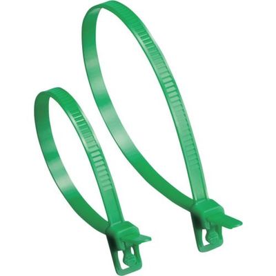 インシュロックタイ アウトレバー・リピートタイ屋外用(100本入)緑色 幅4.7×長さ150 ORF150-S-W-GRN 1袋(100本)（直送品）