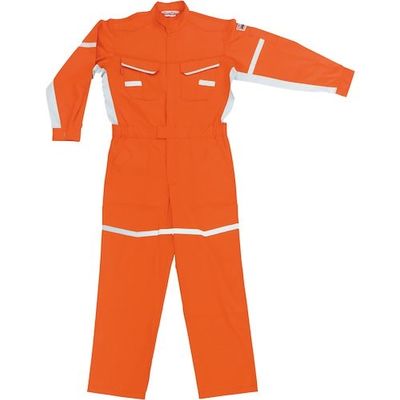 アリオカ Max Dyna 高視認防炎ツナギ MD5300R-M-OR 1着 426-5676（直送品）