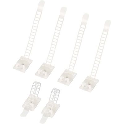 バッファロー ケーブルベルト 12本用 ホワイト BCABWH12 1個 453-8128（直送品）