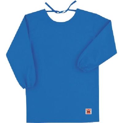 アリオカ Max Dyna 防炎エプロン(割烹着型) MD200-BL 1着 435-4989（直送品）