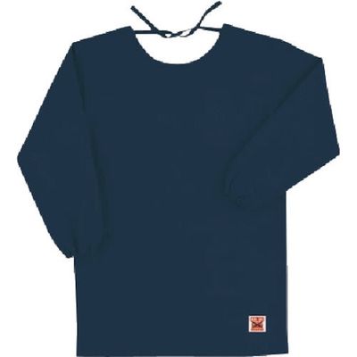 アリオカ Max Dyna 防炎エプロン(割烹着型) MD200-NV 1着 435-6564（直送品）