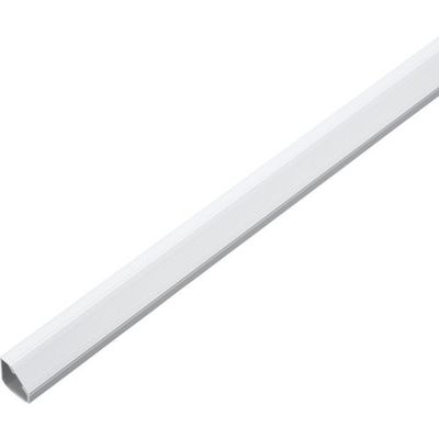 バッファロー 壁用コーナー用モール ストレート両面テープ付1m 幅19mm ホワイト BC-MW3SC19WHP 1個 453-1235（直送品）