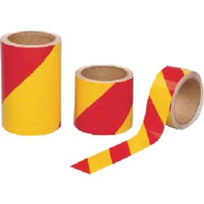 つくし工房 つくし ダイヤテープ(黄/赤)反射式 150mm幅 TP-27 1巻 184-9396（直送品）
