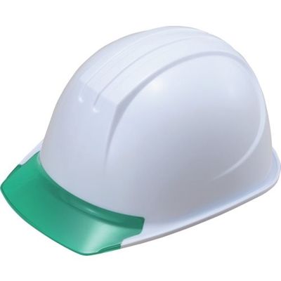 タニザワ エアライト搭載ヘルメット(PC製・透明ひさし型) ST#161ーJZV(EPA) 帽体色 ホワイト 161-JZV-V3-W3（直送品）