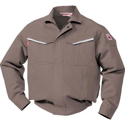 アリオカ Max Dyna 防炎空調エアコン服(SUSメッシュカバー付) MD6800K-6L-GR 1着 419-5824（直送品）