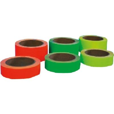 つくし工房 つくし 蛍光テープ グリーン 30mm幅×10m TP-80G 1巻 185-0974（直送品）