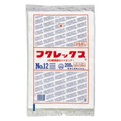 福助工業 ポリ袋　強化ポリ袋 フクレックス 新 No.8 紐なし 200入　120枚(1枚×120) 0502383（直送品）