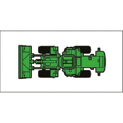 つくし工房 つくし ミニ重機マグネット平面タイプ ホイルローダ 小 MK-213 1個 184-1782（直送品）