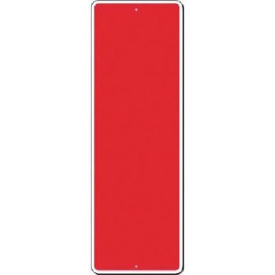 つくし工房 つくし 短冊標識 ー無地ー 赤 300-A 1枚 183-5311（直送品）