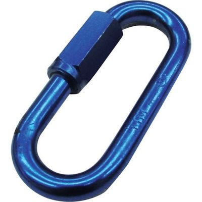 水本機械製作所 水本 アルミリングキャッチ(ブルー) 線径6mm A-486 1個 336-6410（直送品）