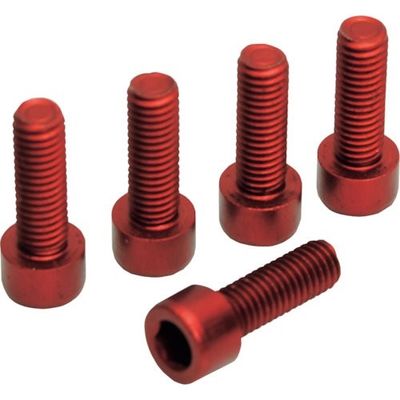 ワールドツール アストロプロダクツ 5PC ボトルケージ用ボルト レッド (5個入) 2026000008332 1袋(5袋)（直送品）