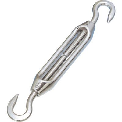 水本機械製作所 水本 ステンレス 枠式ターンバックル(フック&フック)SUS316 捻子径2分 A-2282 1個 317-4451（直送品）