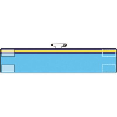 ユニット 腕章 一本線無地 847-91A 1枚 184-3380（直送品）