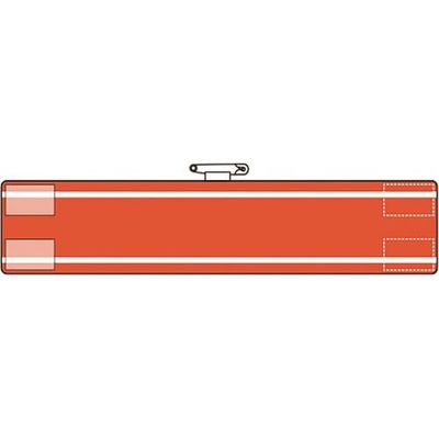 ユニット 腕章 消防関係赤ラインのみ 847-93A 1枚 184-3383（直送品）