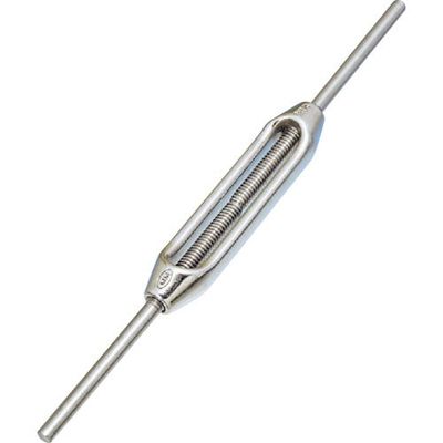 水本機械製作所 水本 ステンレス 枠式ターンバックル(ストレート&ストレート) 捻子径M20 A-2935 1個 317-6016（直送品）