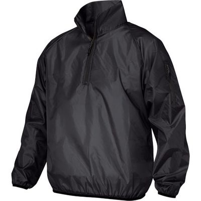 喜多 ハーフジップハイネックヤッケ(ヤッケプラス) フードなしタイプ ブラック 3L NO15-BK-3L 1着 338-0328（直送品）