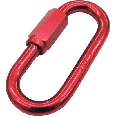 水本機械製作所 水本 アルミリングキャッチ(レッド) 線径4mm A-470 1個 337-1135（直送品）