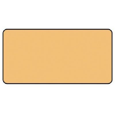 ユニット 配管ステッカー うすい黄無地(中) アルミ 60×120 10枚組 AS.4.30M 1組(10枚) 746-1593（直送品）