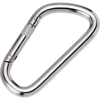 水本機械製作所 水本 カラビナD型(環なし) SUS316 A-2639 1個 336-9590（直送品）