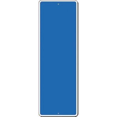 つくし工房 つくし 短冊標識 ー無地ー ブルー 300-D 1枚 183-3589（直送品）