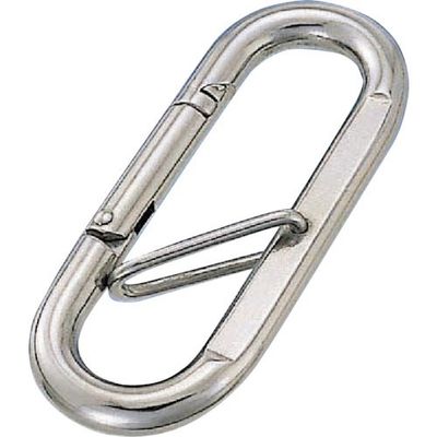 水本機械製作所 水本 プチカラビナ(ハズレ止め付) 線径4mm A-2104 1個 337-1132（直送品）