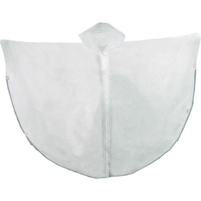 トオケミ エコレインポンチョ #031 WHITE 1着 321-9389（直送品）