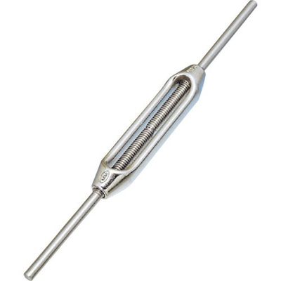 水本機械製作所 水本 枠式ターンバックル(ストレート&ストレート) 捻子径2分5厘 A-568 1個 316-5042（直送品）