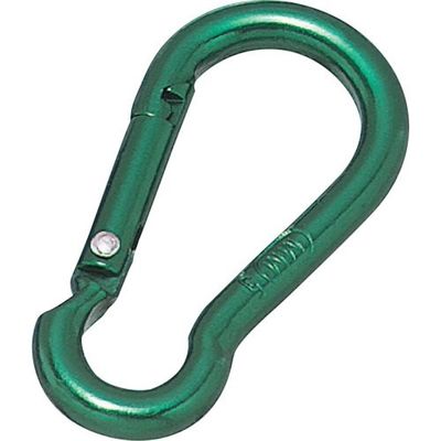 水本機械製作所 水本 アルミスナップフック(グリーン) 線径6mm A-676 1個 317-7578（直送品）