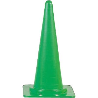 つくし工房 つくし 【プラ和歌山製品】カラーコーン 700H 緑 本体のみ 5301-G 1台 184-3153（直送品）