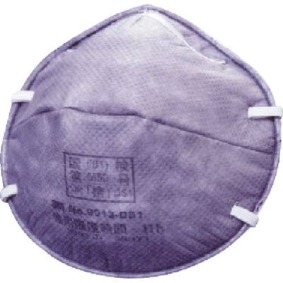 ユニット 防じんマスク 微細粉じん+防臭用 379-04 1ケース(10枚) 739-9235（直送品）