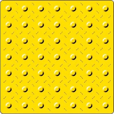 つくし工房 つくし 点字タイル(JIS規格)[警告]屋外用合成ゴム製 大 5585-K 1枚 185-2735（直送品）